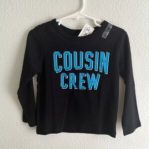 Kids Black Long Sleeve